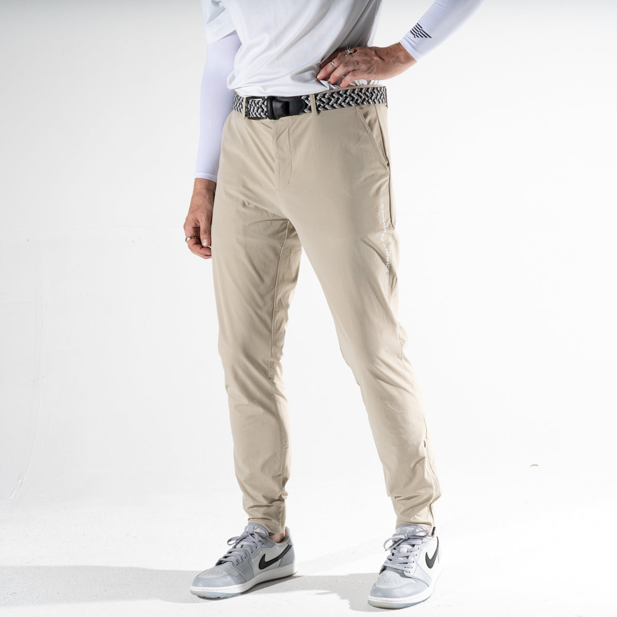 Tech Joggers — Beige