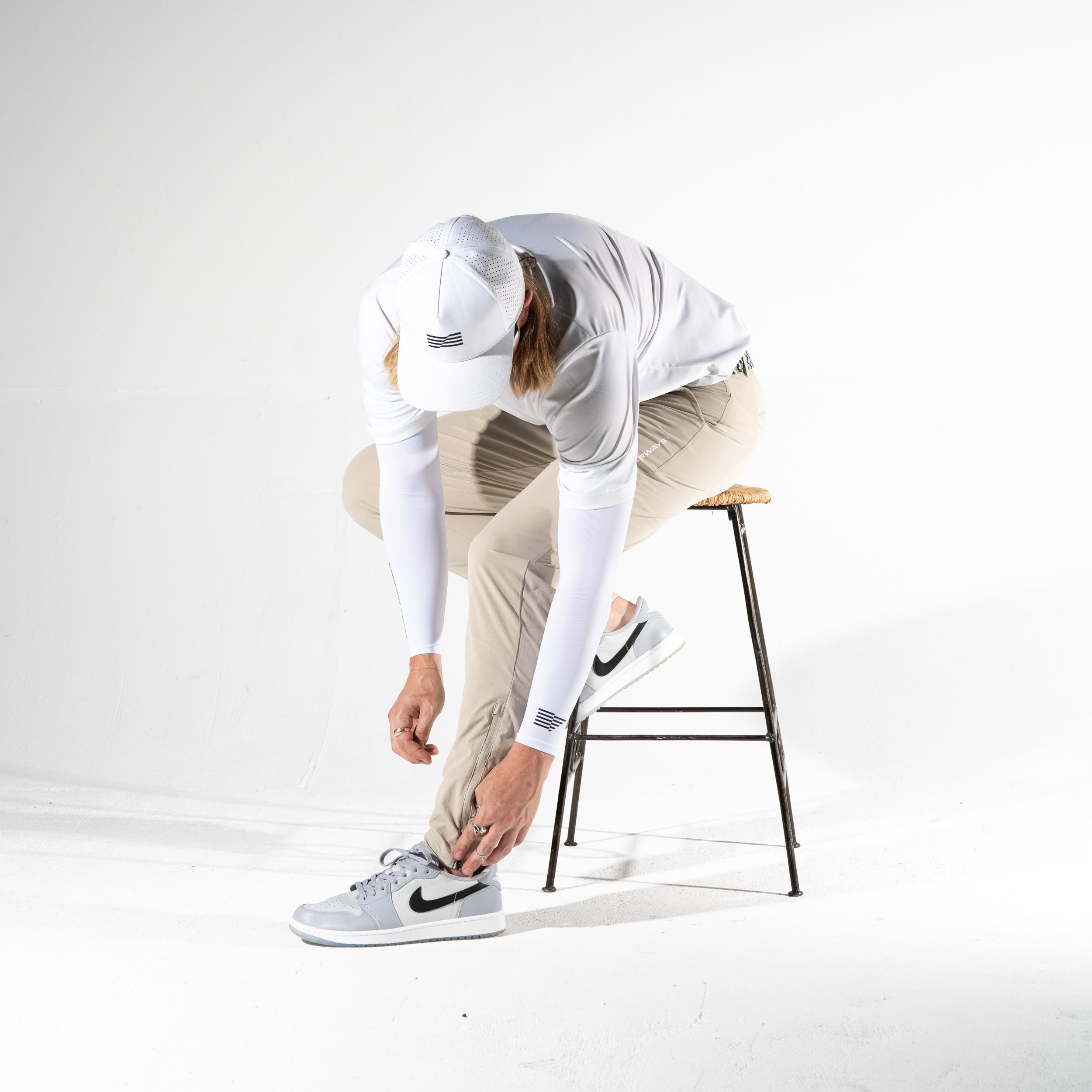 Tech Joggers — Beige