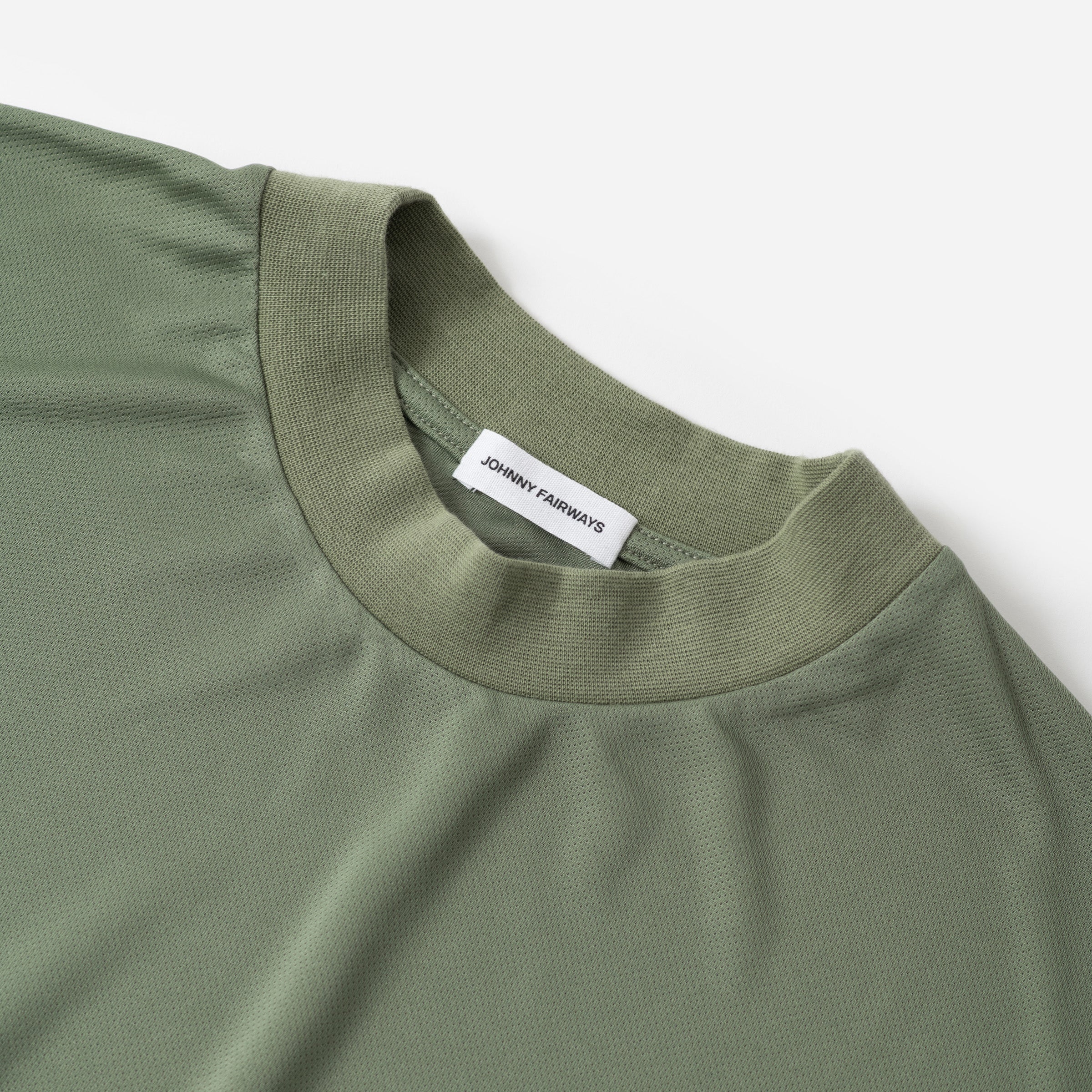 Mock Neck — Dusty Green