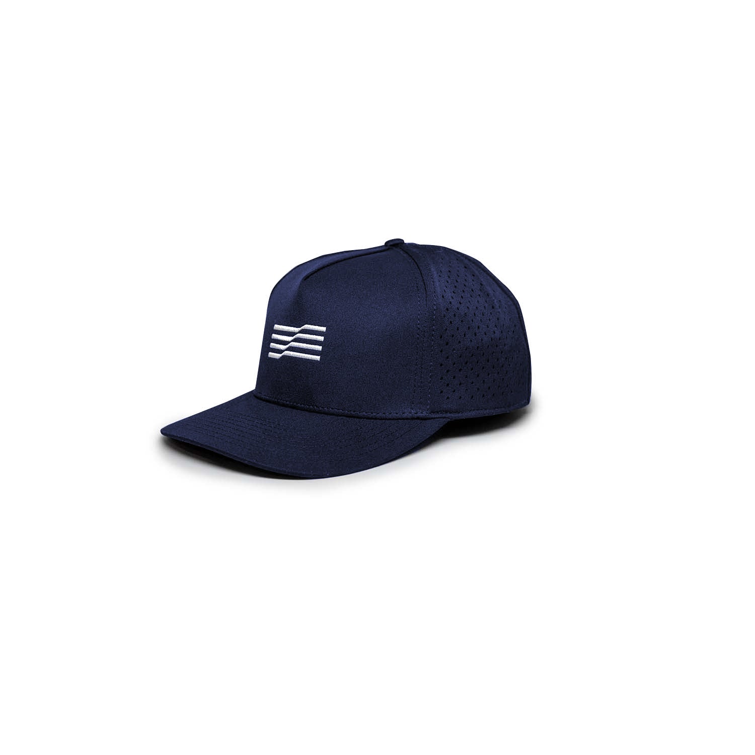 Quickdry Perforated Hat: Flag — Royal