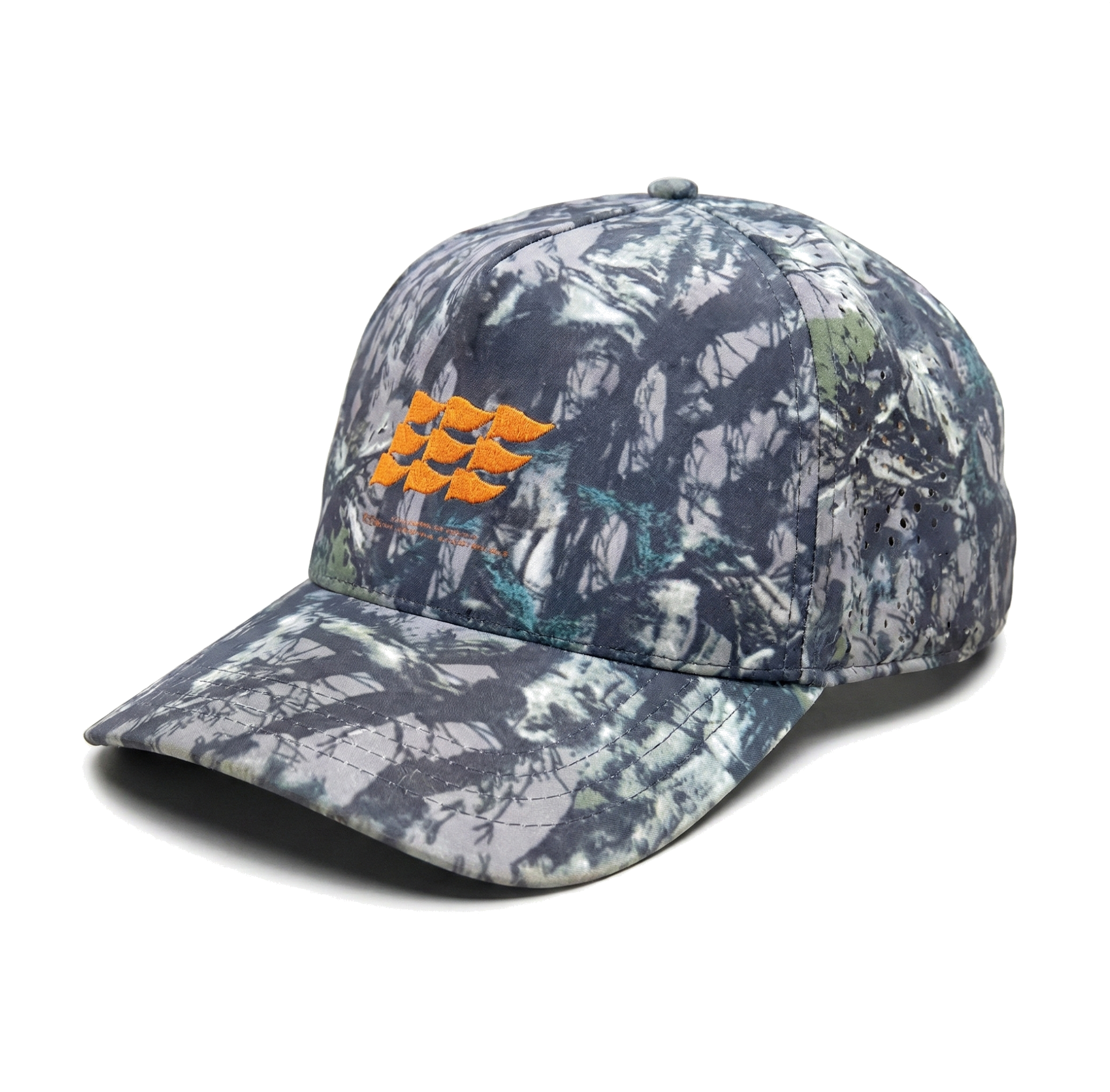 Quickdry Perforated Hat: 9 Flag – Camo