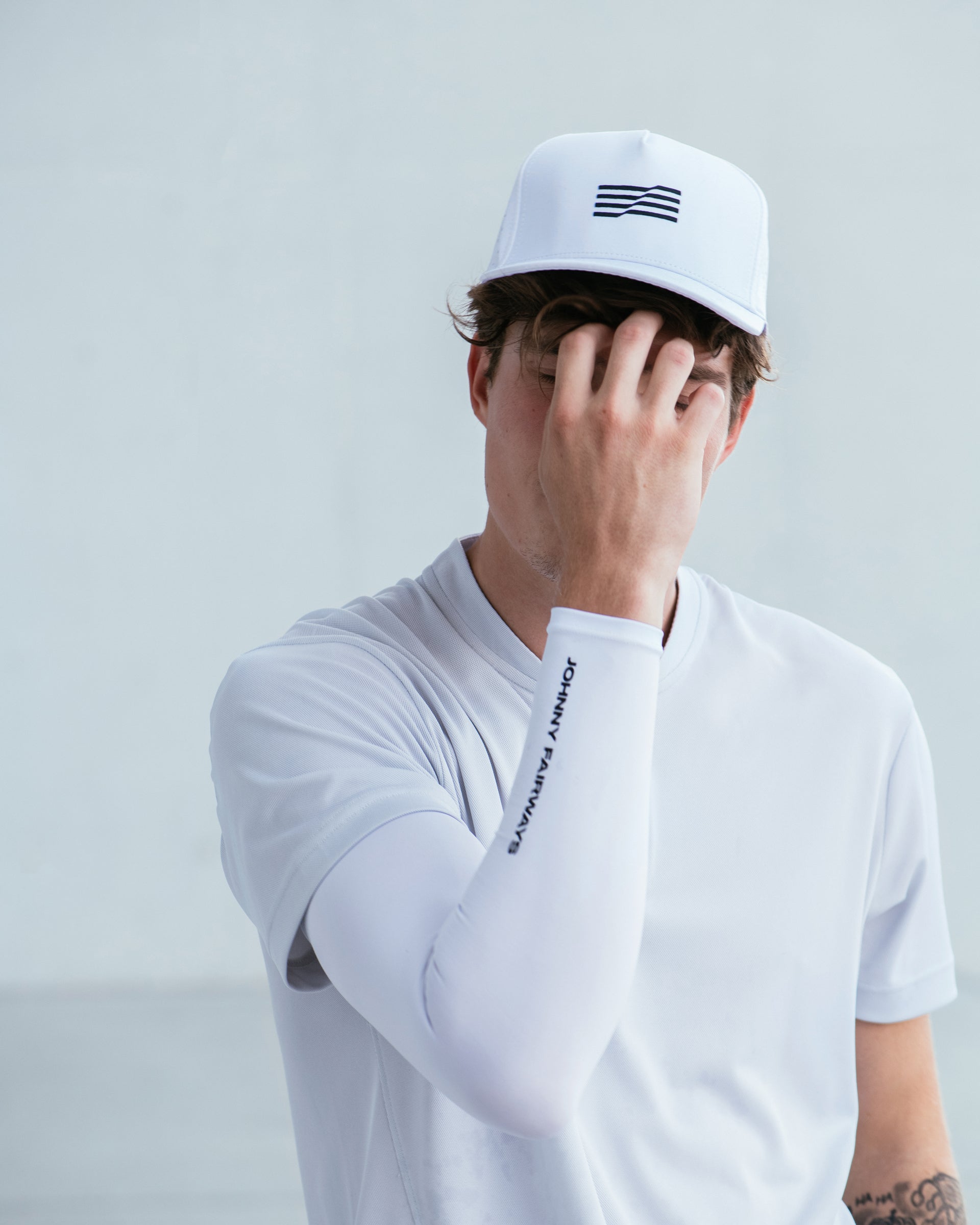 Johnny Fairways model wearing the Fairway Cap